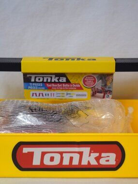 New Tonka Tool Box Set 11 Pieces